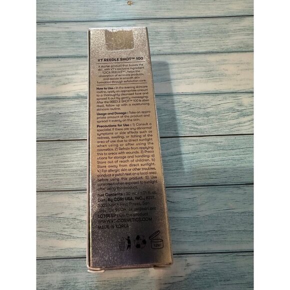 VT Reedle Shot 100 - Cica x Hyalon - 1.01 ozs - NIB - Picture 3 of 6